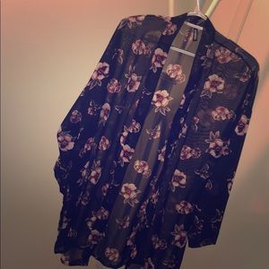 Cherry Blossom kimono cardigan